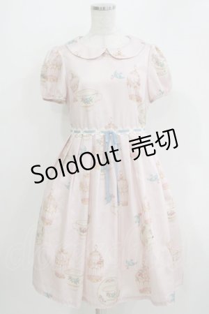 画像: Emily Temple cute / 青い鳥ワンピース  ピンク H-26-03-30-039-ET-OP-KB-ZH