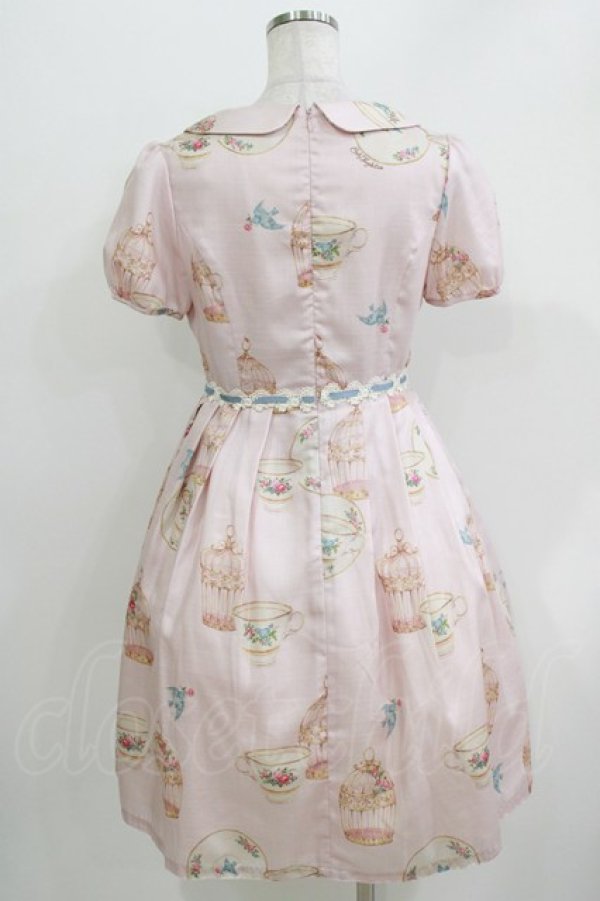 画像3: Emily Temple cute / 青い鳥ワンピース  ピンク H-26-03-30-039-ET-OP-KB-ZH (3)