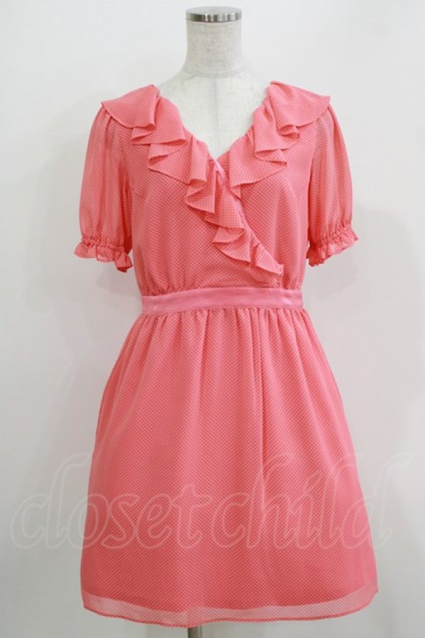 画像1: MILK / good girlワンピース  ピンク H-26-03-30-040-ML-OP-KB-ZH (1)