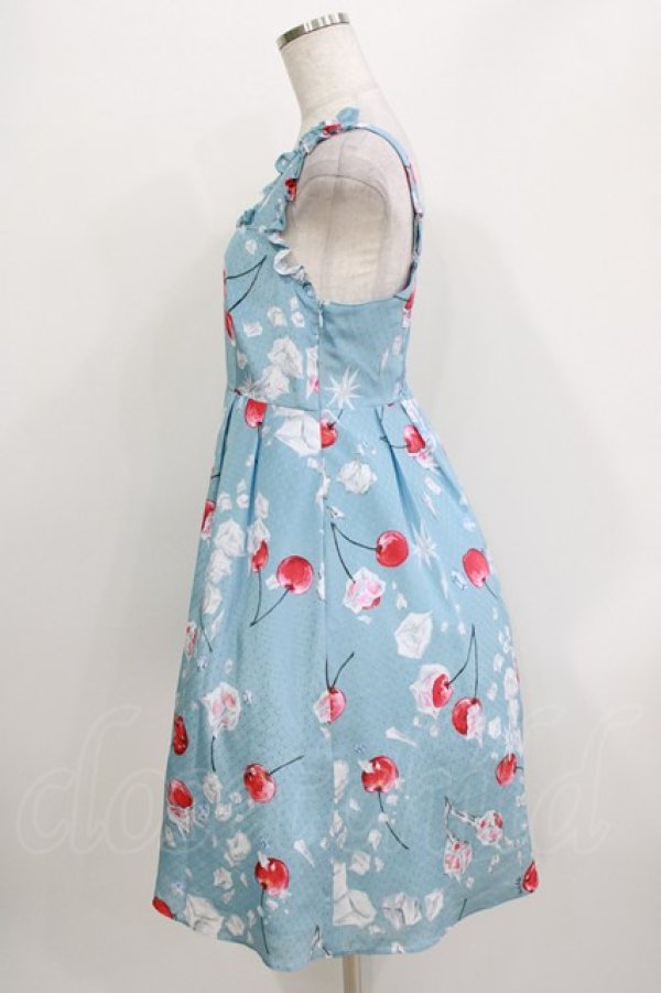 画像2: MILK / フローズンチェリーBaby doll  アクアブルー H-26-03-30-041-ML-OP-KB-ZH (2)