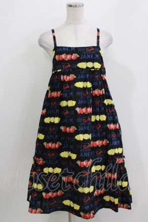 画像: Jane Marple / キャンディペーパーのキャミソールワンピース  ブラック H-26-03-30-042-JM-OP-KB-ZH