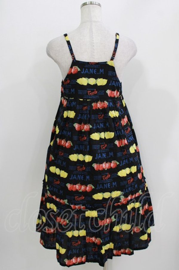 画像3: Jane Marple / キャンディペーパーのキャミソールワンピース  ブラック H-26-03-30-042-JM-OP-KB-ZH (3)