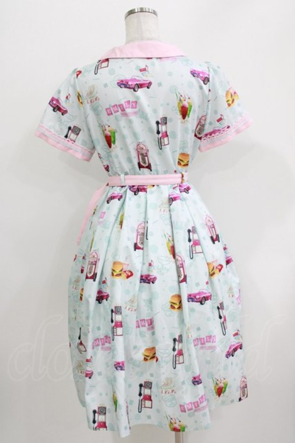 画像3: Emily Temple cute / アメリカンダイナーワンピース  サックス H-26-03-30-047-ET-OP-KB-ZH (3)