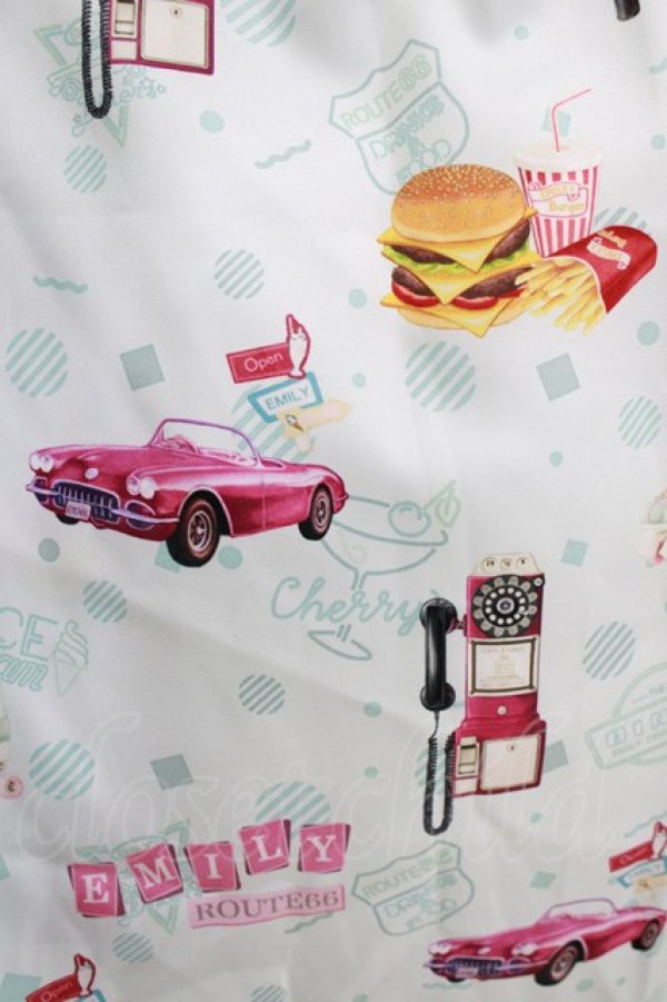 画像4: Emily Temple cute / アメリカンダイナーワンピース  サックス H-26-03-30-047-ET-OP-KB-ZH (4)