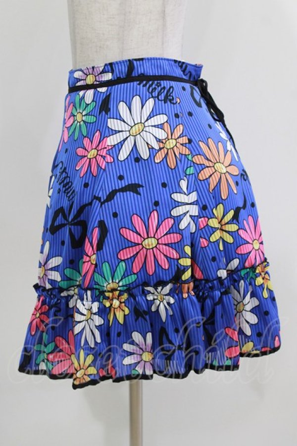 画像2: MILK / デイジースカート  サファイアブルー H-26-03-30-051-ML-SK-KB-ZH (2)