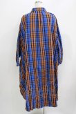 画像3: Candy Stripper / FLARE CHECK SHIRTワンピース  ブルー H-26-03-30-053-PU-OP-KB-ZH (3)