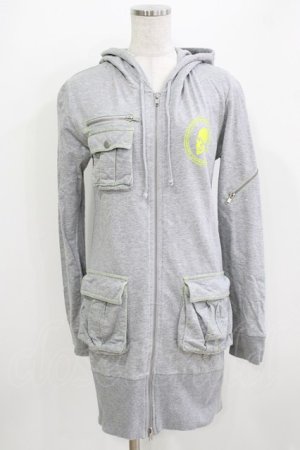 画像: SEXY DYNAMITE LONDON / ロングパーカー  グレー H-26-03-30-055-PU-TO-KB-ZH