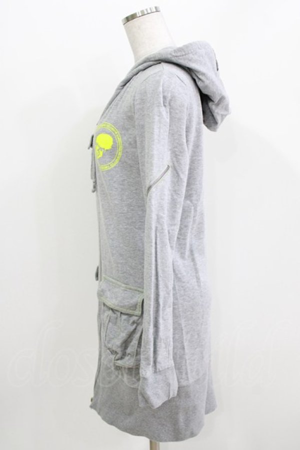 画像2: SEXY DYNAMITE LONDON / ロングパーカー  グレー H-26-03-30-055-PU-TO-KB-ZH (2)