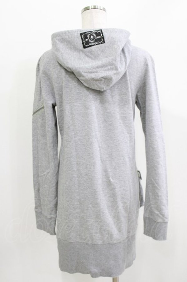 画像3: SEXY DYNAMITE LONDON / ロングパーカー  グレー H-26-03-30-055-PU-TO-KB-ZH (3)