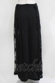 画像3: PUNK RAVE / Sexy Long Chiffon Lace Split Gothic Skirt XS ブラック H-26-03-30-056-PU-SK-KB-ZH (3)