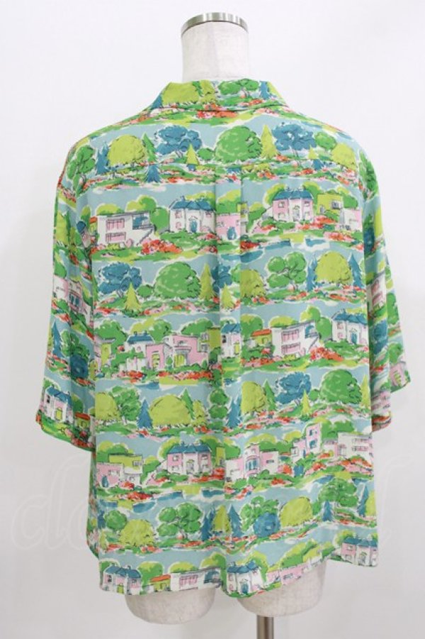 画像3: Jane Marple Dans Le Salon / Sunnyside town granny’s blouse  ブルーグレイ H-26-03-30-063-JM-BL-KB-ZH (3)