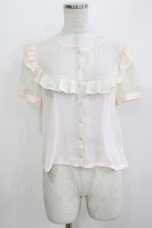 画像: MILK / ラビットパフブラウス  ピンク H-26-03-30-064-ML-BL-KB-ZH
