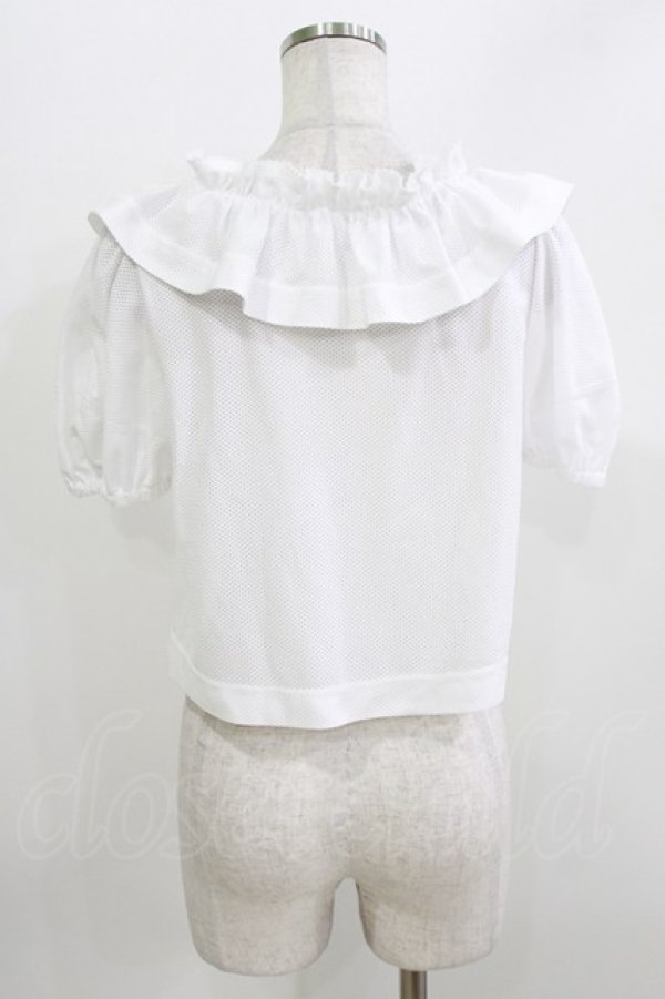 画像3: MILK / プチロックブラウス  オフ H-26-03-30-073-ML-BL-KB-ZH (3)
