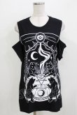 画像1: Restyle / Cat Sabbath Cold Shoulder T-shirt  ブラック H-26-03-30-076-GO-TO-KB-ZH (1)
