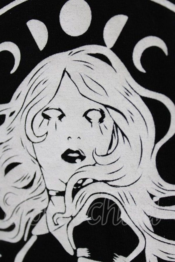 画像4: Restyle / Witch＆Cats T-shirt S ブラック H-26-03-30-077-GO-TO-KB-ZH (4)