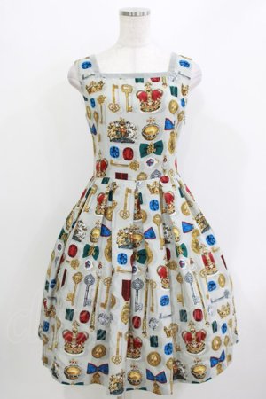 画像: Jane Marple / Coronation Ceremonyのスクエアドレス  シルバーグレイ H-26-03-30-008-JM-OP-KB-ZH