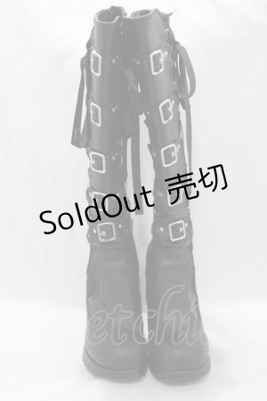 画像: Demonia / CRYPTO-106ブーツ 9(約25.4cm) ブラック H-26-03-30-082-PU-SH-KB-ZH