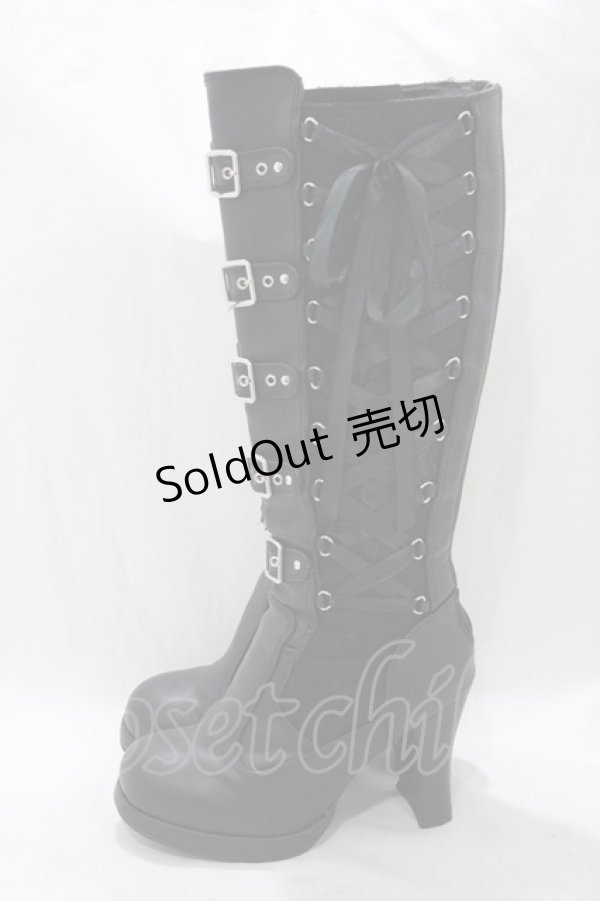画像2: Demonia / CRYPTO-106ブーツ 9(約25.4cm) ブラック H-26-03-30-082-PU-SH-KB-ZH (2)
