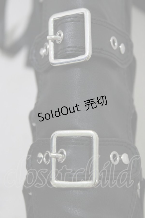 画像6: Demonia / CRYPTO-106ブーツ 9(約25.4cm) ブラック H-26-03-30-082-PU-SH-KB-ZH (6)