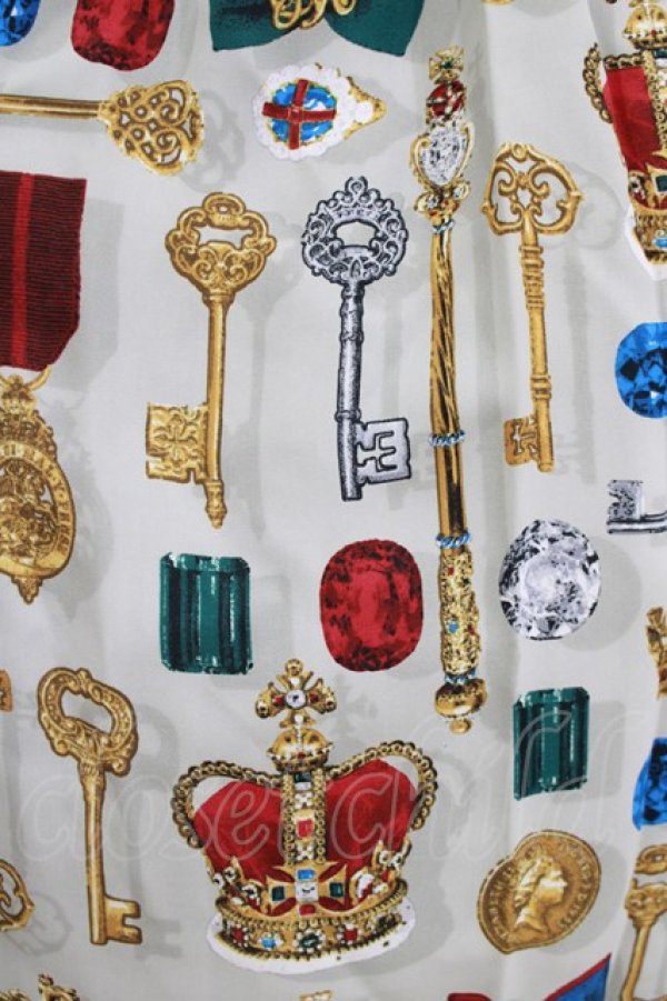 画像4: Jane Marple / Coronation Ceremonyのスクエアドレス  シルバーグレイ H-26-03-30-008-JM-OP-KB-ZH (4)