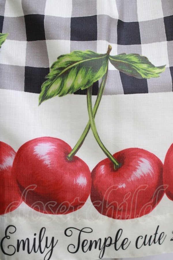 画像4: Emily Temple cute / アニバーサリーチェリーワンピース  ブラック H-26-03-30-009-ET-OP-KB-ZH (4)