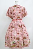 画像3: Melody BasKet / Strawberry picnicピンタックワンピース M レッド H-26-03-30-010-LO-OP-KB-ZH (3)