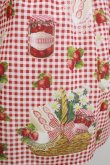 画像4: Melody BasKet / Strawberry picnicピンタックワンピース M レッド H-26-03-30-010-LO-OP-KB-ZH (4)