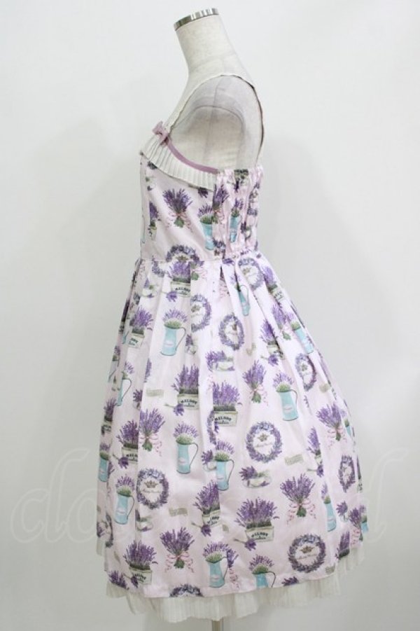 画像2: Melody BasKet / Lavender gardenジャンパースカート M ピンク H-26-03-30-013-LO-OP-KB-ZH (2)