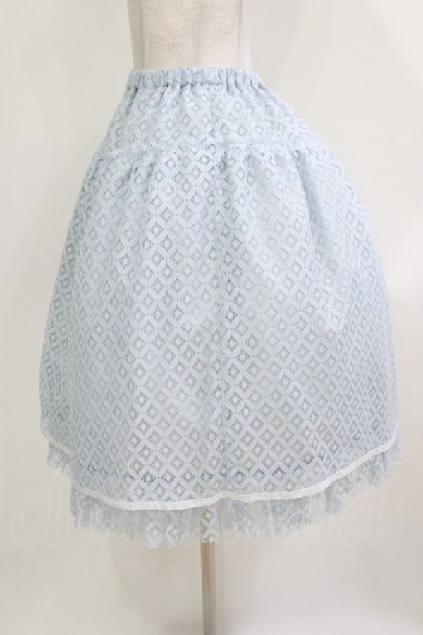 画像2: Emily Temple cute / Sleepレースペチコート  サックス H-26-03-30-015-ET-SK-KB-ZH (2)