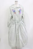 画像1: Jane Marple Dans Le Salon / Jardin Des Fleurs Embroideryドレス  ミント H-26-03-30-020-JM-OP-KB-ZH (1)