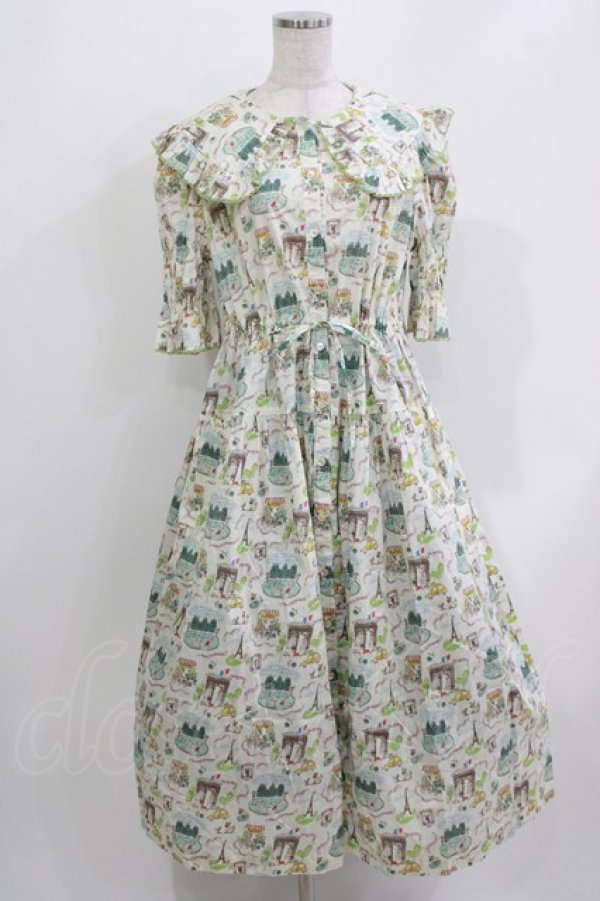 画像1: Jane Marple / Bonjourナーサリードレス  アイボリー H-26-03-30-022-JM-OP-KB-ZH (1)