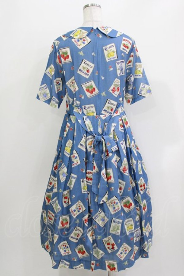 画像3: Jane Marple / My favorite labelsコレットドレス M ブルー H-26-03-30-023-JM-OP-KB-ZH (3)
