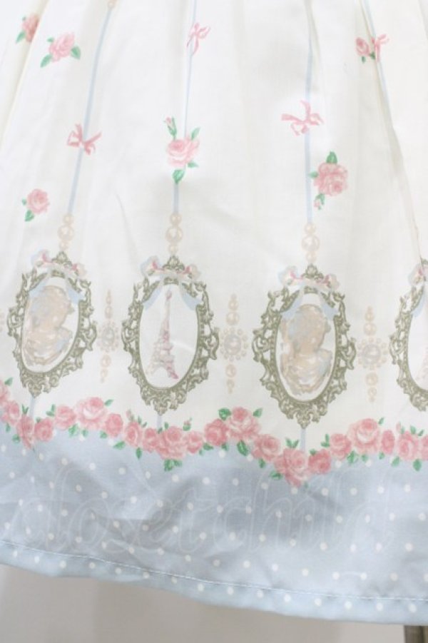 画像3: Ank Rouge / ローズストライプジャンパースカート M オフ H-26-04-01-044-CA-OP-NS-ZH (3)