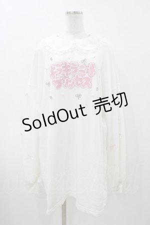 画像: Ank Rouge / キラキラニートプリンセスプルオーバー M ホワイト H-26-04-01-050-CA-TO-NS-ZH