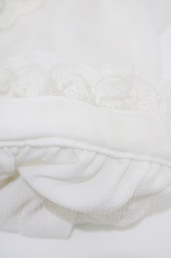 画像4: Secret Honey / リボンブラウス Free オフ H-26-04-01-052-CA-BL-NS-ZH (4)