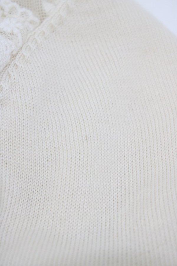 画像4: LIZ LISA / チュール切替フロッキープリントカーディガン Free アイボリー H-26-04-01-059-LO-TO-NS-ZH (4)