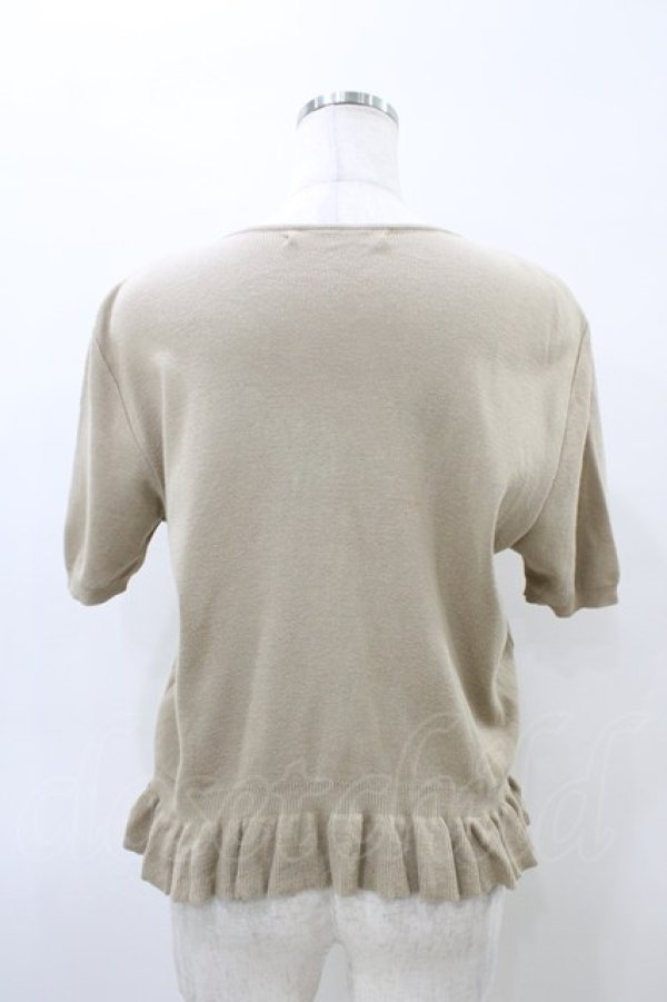 画像2: INGEBORG / リボンカーディガン Free ベージュ H-26-04-01-062-LO-TO-NS-ZH (2)