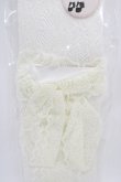 画像2: m petit by misako / AMOVKレースリボン  アイボリー H-26-04-01-010-LO-ZA-NS-ZH (2)