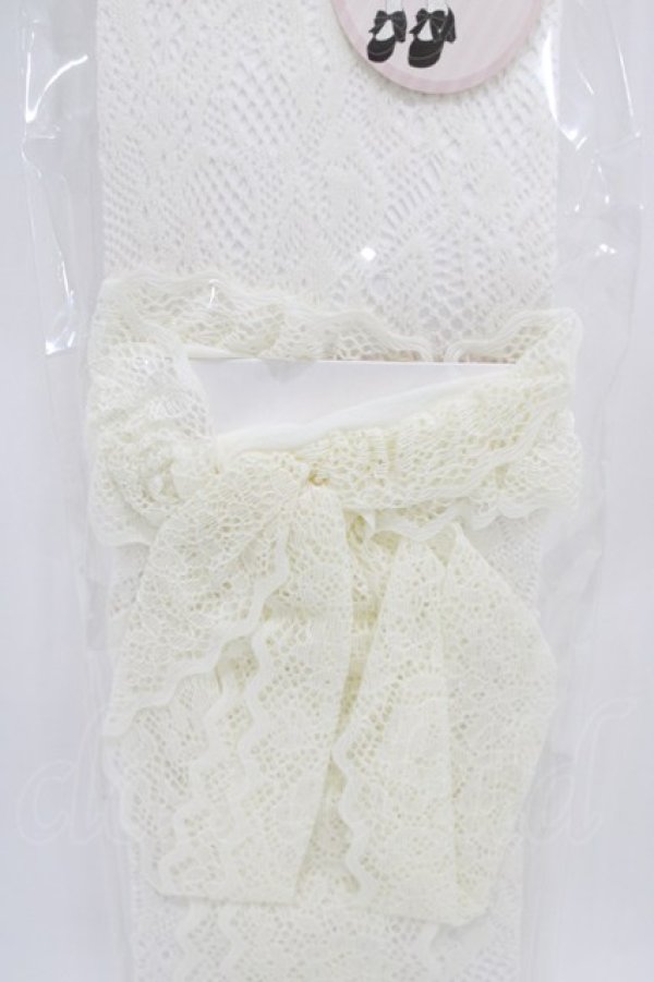 画像2: m petit by misako / AMOVKレースリボン  アイボリー H-26-04-01-010-LO-ZA-NS-ZH (2)