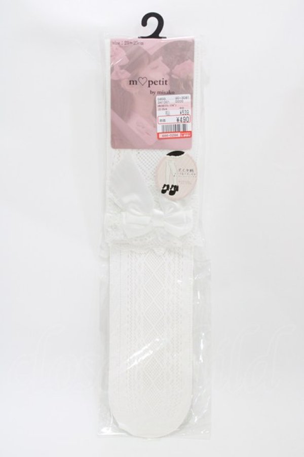 画像1: m petit by misako / AMOVKTPレースリボン  オフ H-26-04-01-011-LO-ZA-NS-ZH (1)