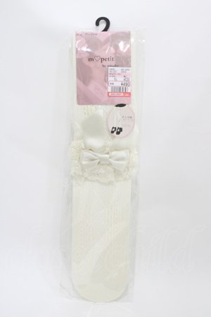 画像: m petit by misako / AMOVKTPレースリボン  アイボリー H-26-04-01-014-LO-ZA-NS-ZH