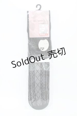 画像: m petit by misako / AMOVKTPレースリボン  ブラック H-26-04-01-016-LO-ZA-NS-ZH