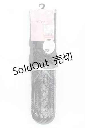 画像: m petit by misako / AMOVKTPレースリボン  ブラック H-26-04-01-017-LO-ZA-NS-ZH