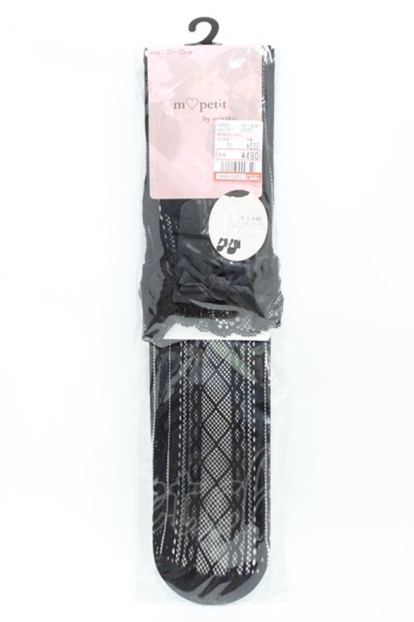 画像1: m petit by misako / AMOVKTPレースリボン  ブラック H-26-04-01-017-LO-ZA-NS-ZH (1)