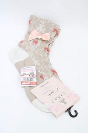 画像: m petit by misako / AMCSNIフロートリボン  ピンク H-26-04-01-022-LO-ZA-NS-ZH