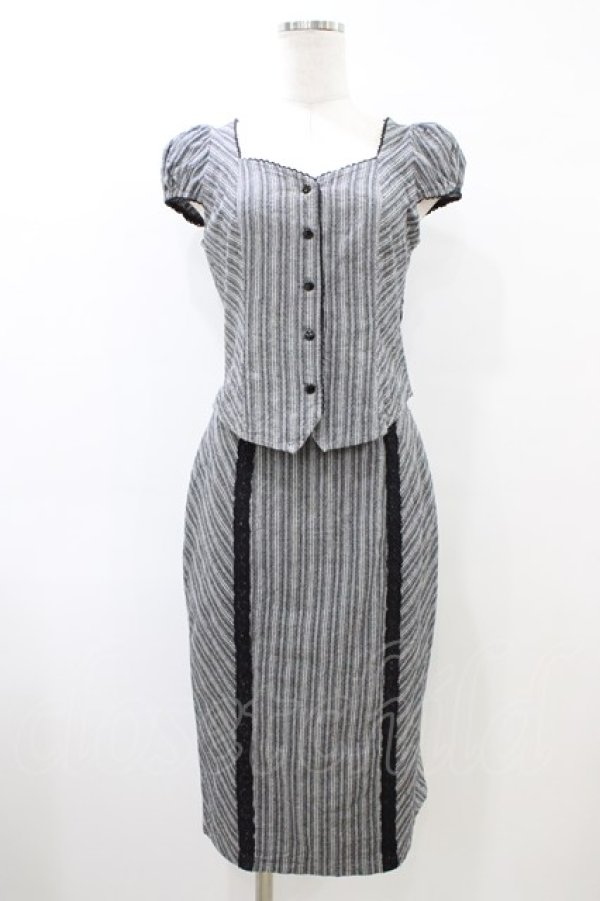 画像1: EATME / ブリティッシュチェックセットアップ M グレ- H-26-04-01-035-LO-OP-NS-ZH (1)