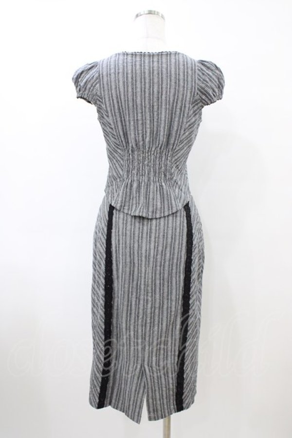 画像2: EATME / ブリティッシュチェックセットアップ M グレ- H-26-04-01-035-LO-OP-NS-ZH (2)