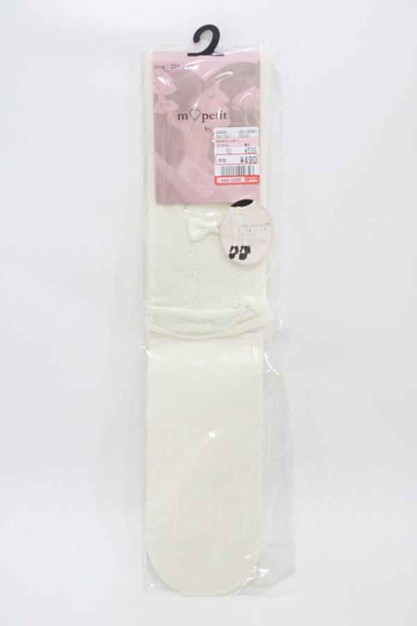 画像1: m petit by misako / AMOVKフロントリボン  アイボリー H-26-04-01-005-LO-ZA-NS-ZH (1)