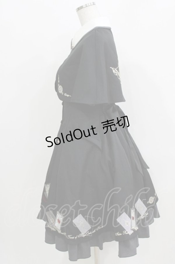 画像2: Amavel / Magical Tarotケープワンピース Free ブラック H-26-04-02-026-CA-OP-NS-ZH (2)