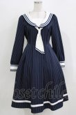 画像1: axes femme kawaii / ストライプセーラーワンピース M ネイビー H-26-04-02-027-AX-OP-NS-ZH (1)